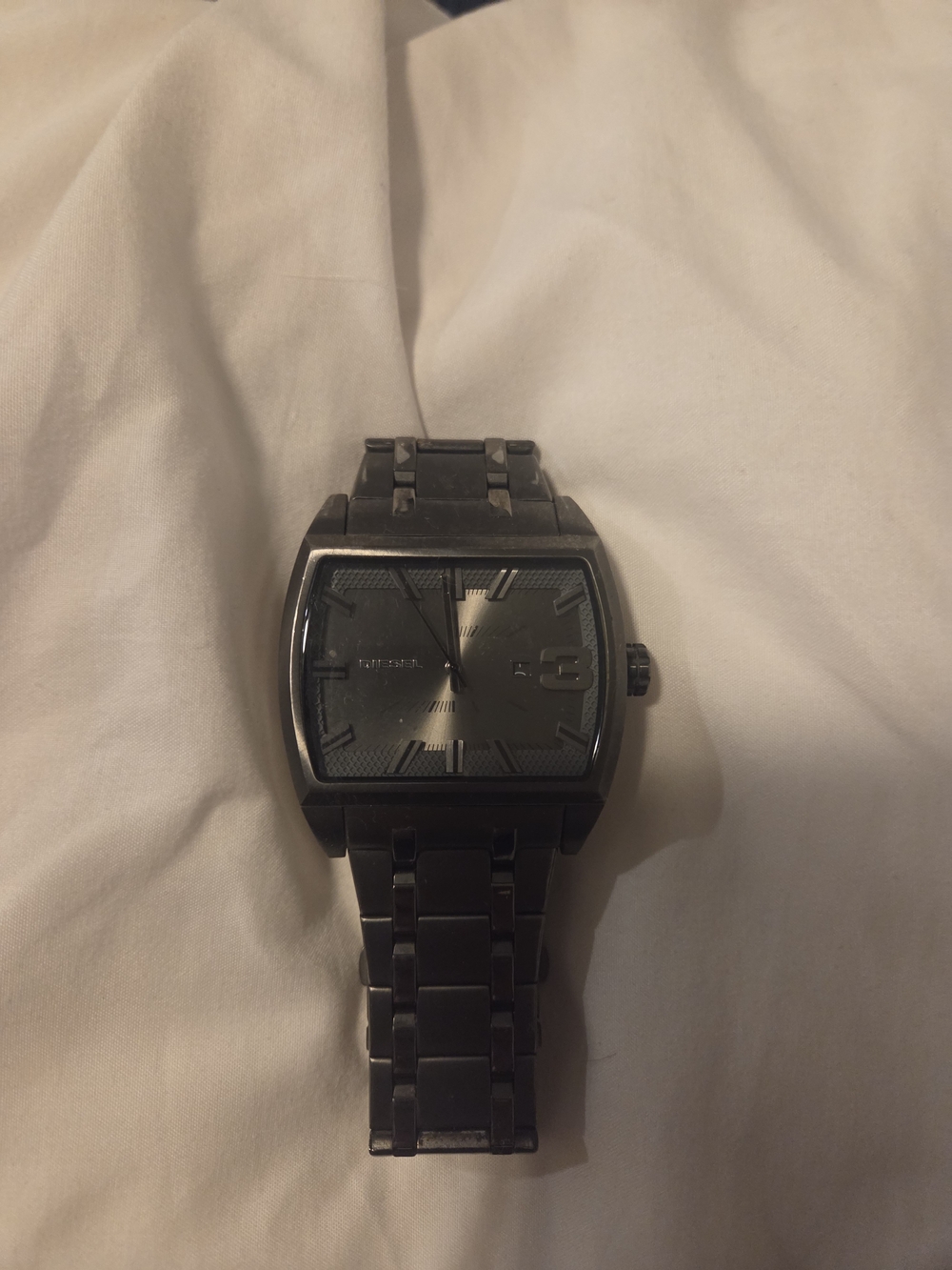 Diesel Men's Gunmetal Stainless Steel Bracelet Watch